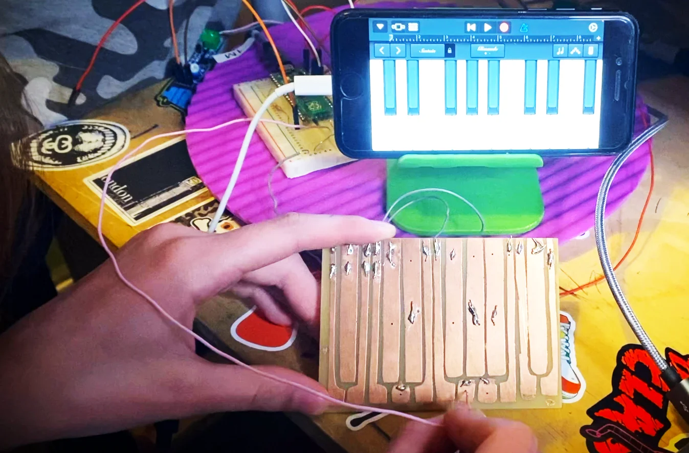 pic piano project with midi grage band