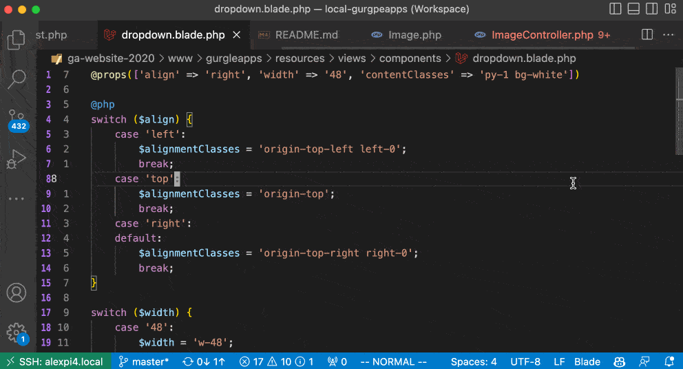 vscode toggle sidebar tip