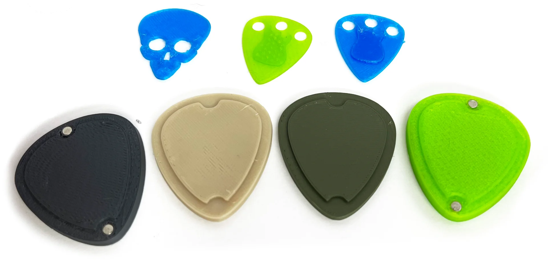 3d printed guitar pick box lids