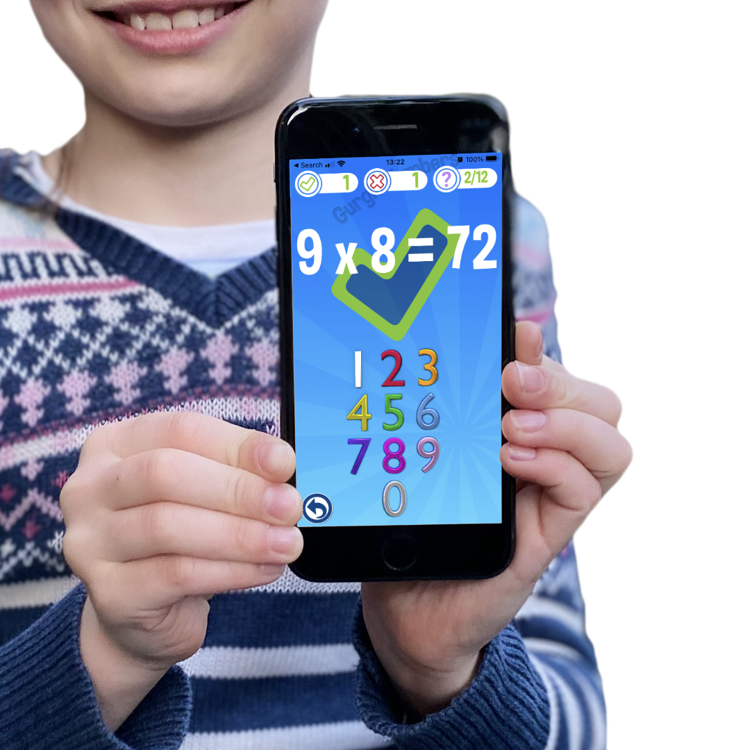 holding phone facing out