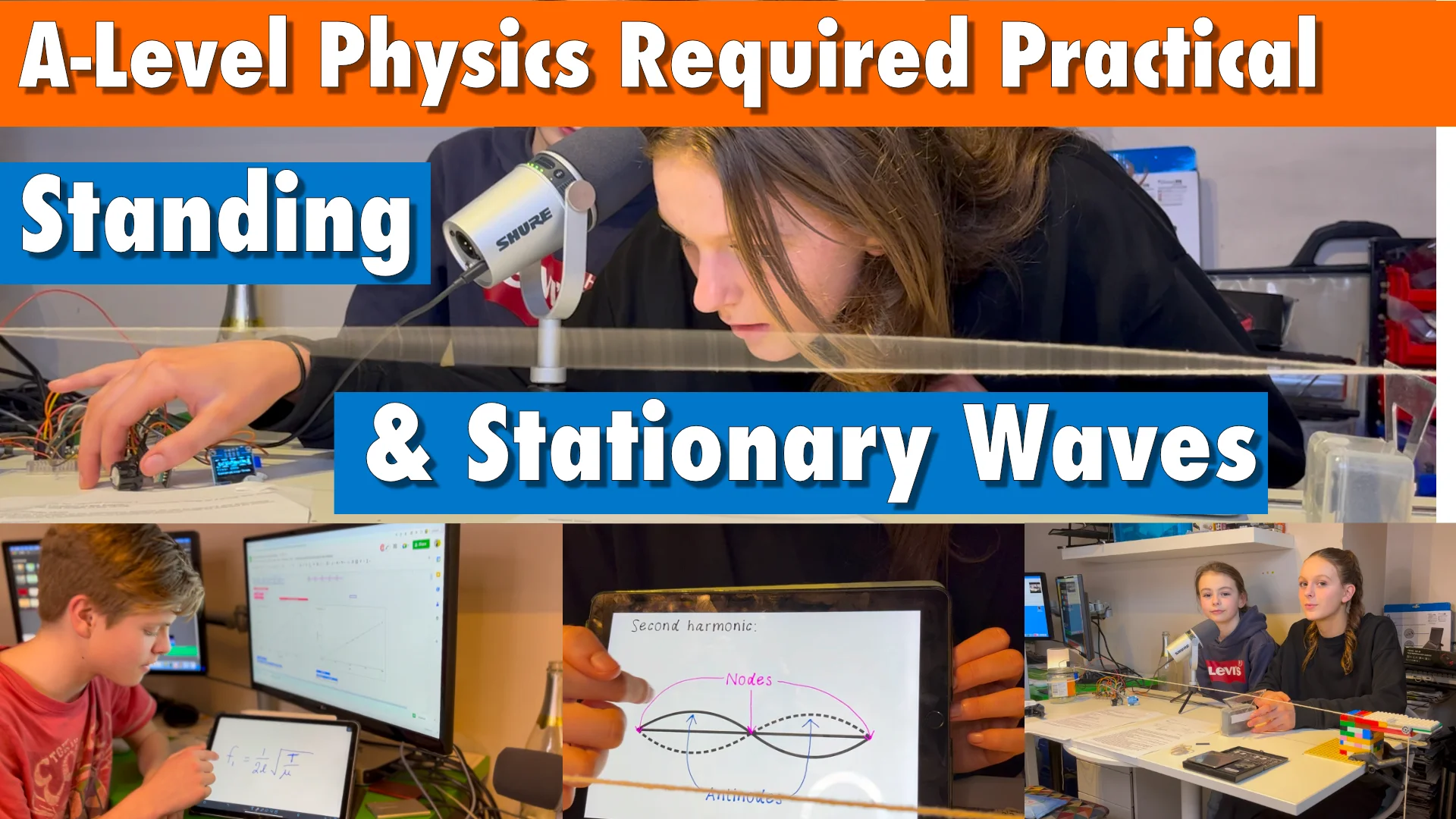 a level standing waves practical thumb