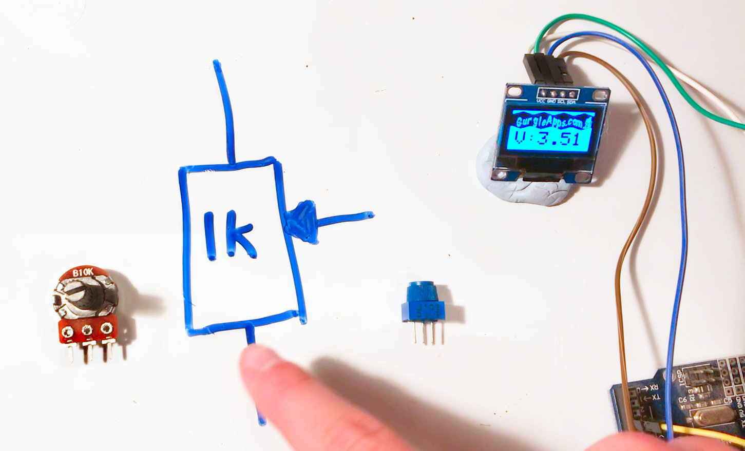potentiometer and symbol