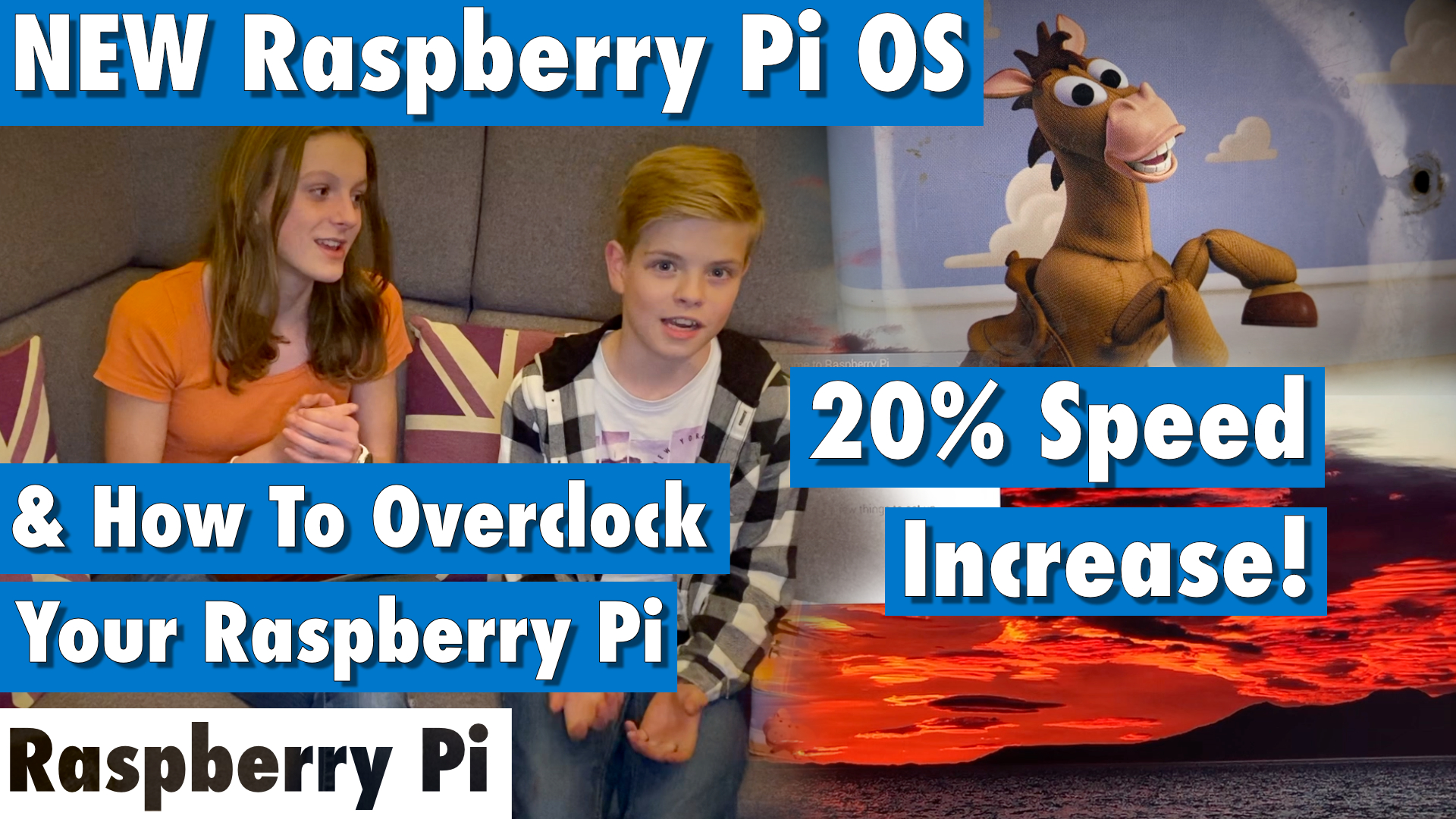 debian Bullseye 2 kids and a lunch box