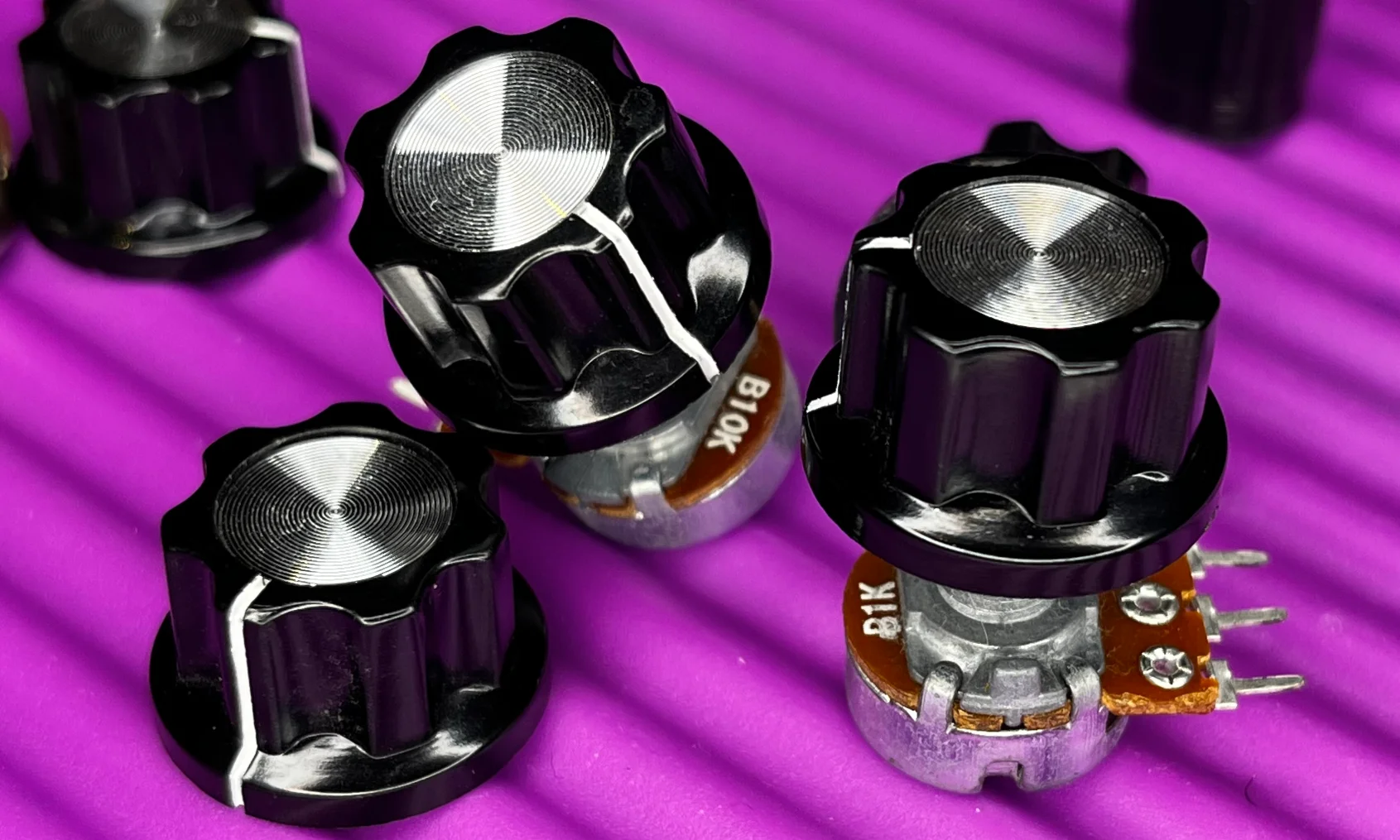 potentiometer caps bakelite