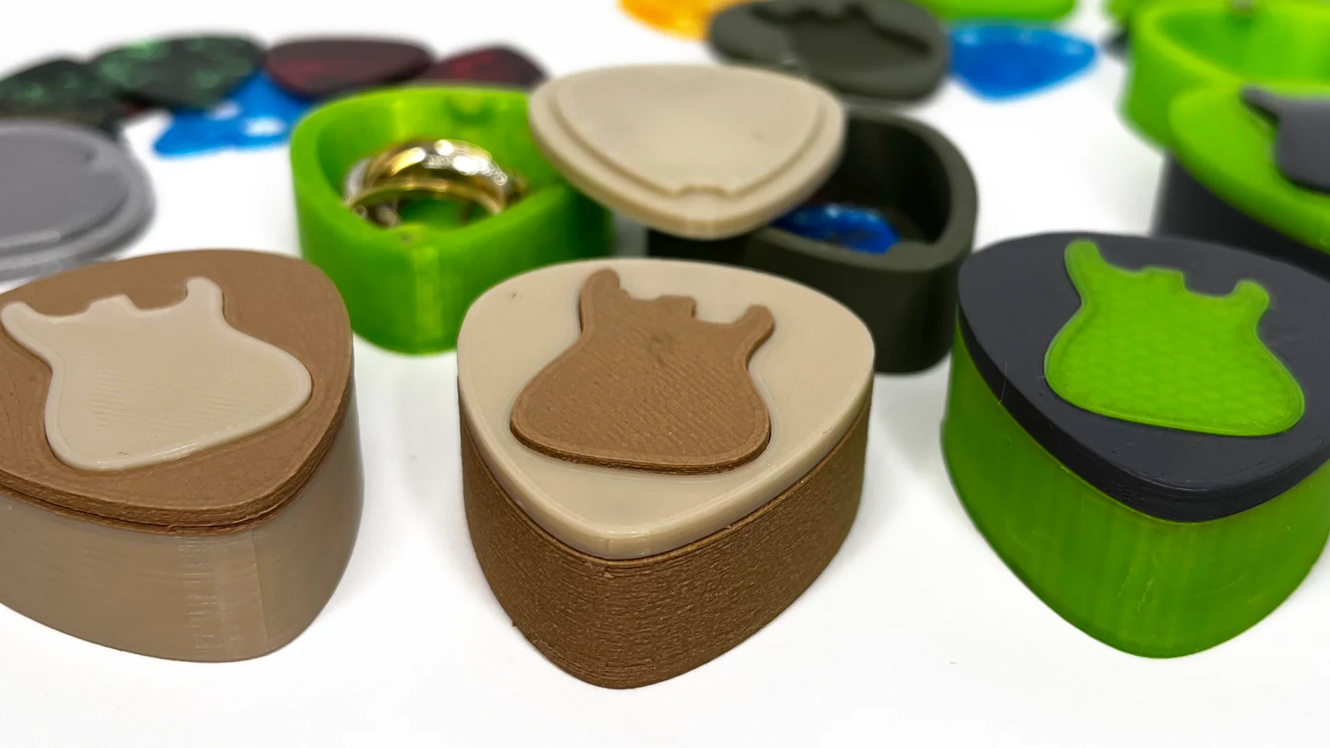 3d printed guitar pick box