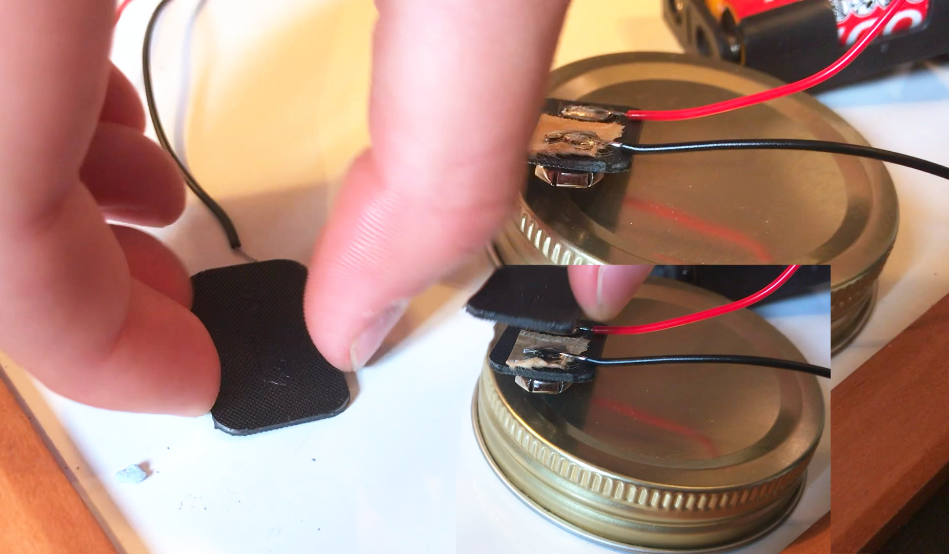 upcycle a 9volt battery clip from an old battery