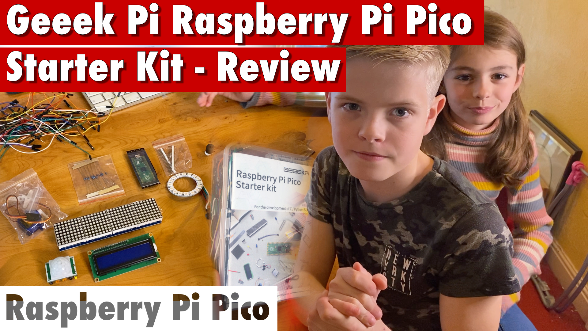 children with geeekpi pico starter kit