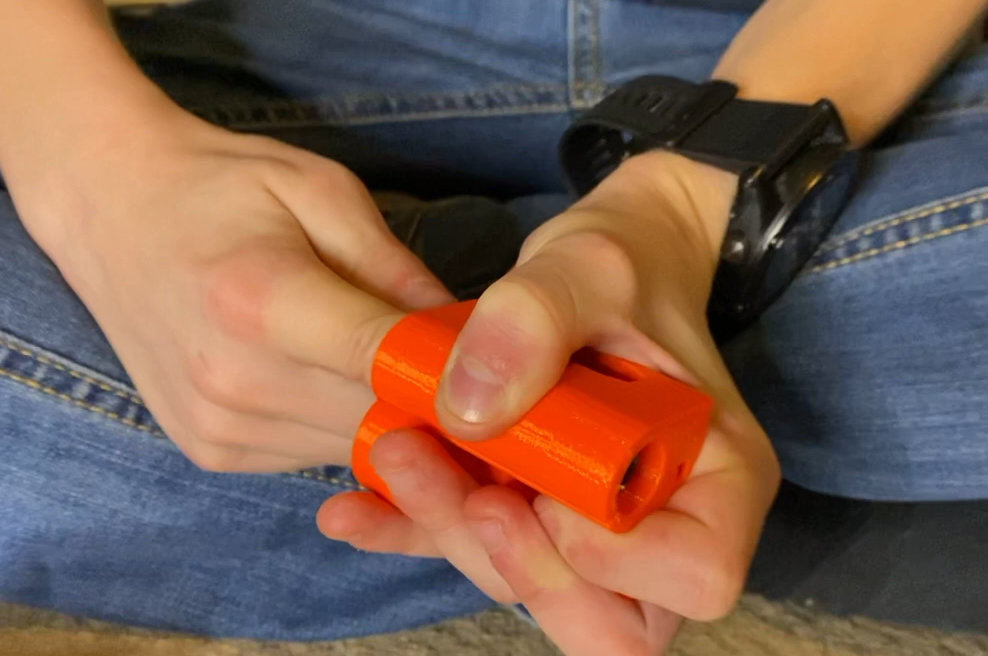 finger stuck building a 3d printer