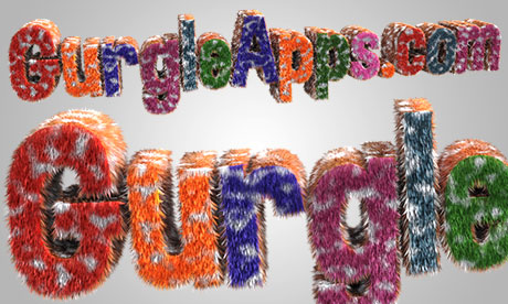 Gurgle Number Fluffy Logo